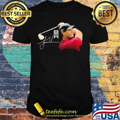 Tiger Woods master golf signature shirt