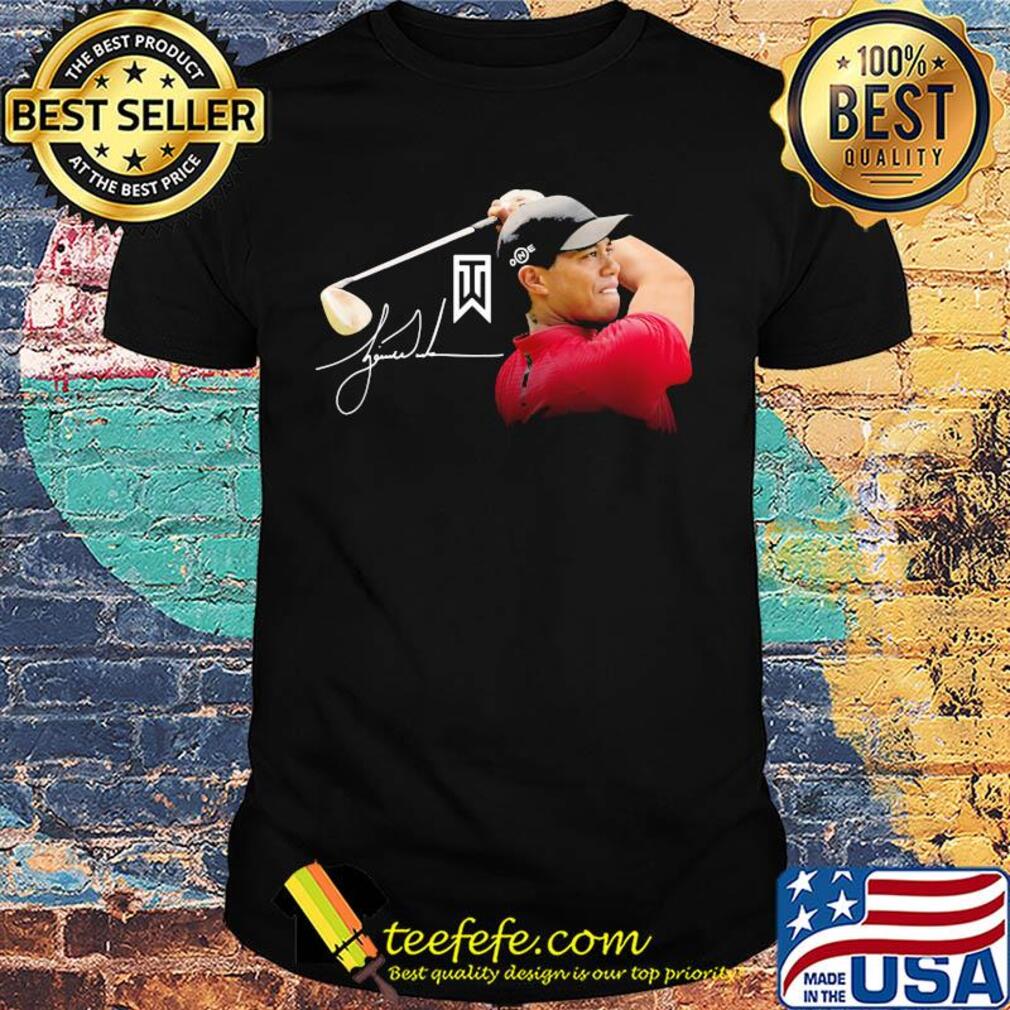 Tiger Woods master golf signature shirt Tiger Woods master golf signature shirt