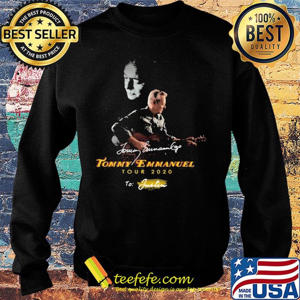 Tommy emmanuel tour 2020 to justin signatures s Sweater Tommy emmanuel tour 2020 to justin signatures s Sweater