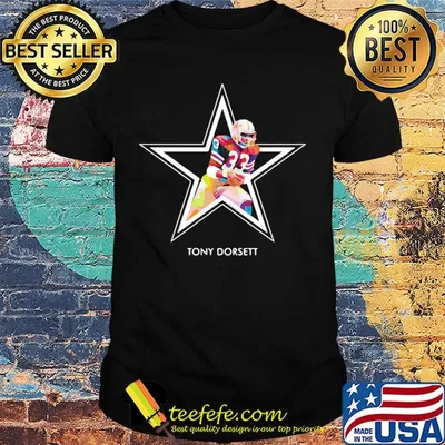 Tony dorsett 33 dallas cowboys football art shirt