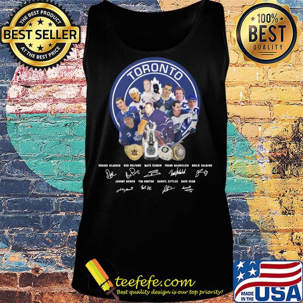 Toronto maple leafs hockey team players signatures s Tank top Toronto maple leafs hockey team players signatures s Tank top