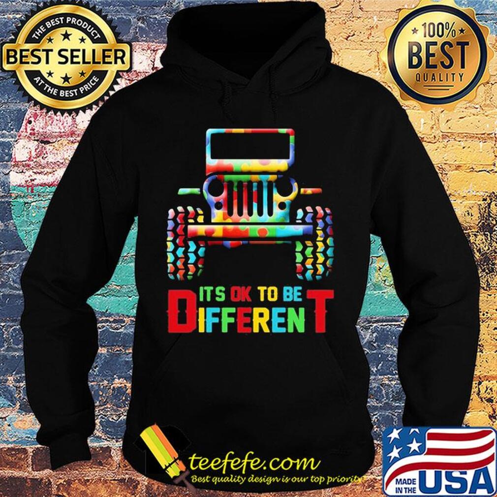 Truck it's ok to be different autism awareness s Hoodie Truck it's ok to be different autism awareness s Hoodie