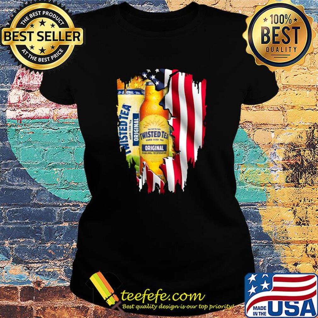 True Iced tea taste Twisted tea hard iced tea original American flag s Ladies tee True Iced tea taste Twisted tea hard iced tea original American flag s Ladies tee