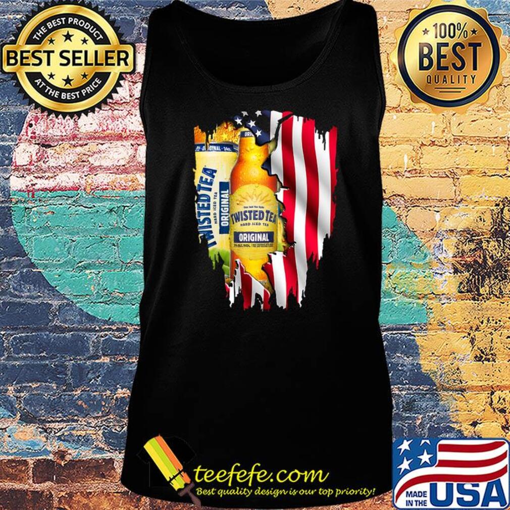True Iced tea taste Twisted tea hard iced tea original American flag s Tank top True Iced tea taste Twisted tea hard iced tea original American flag s Tank top