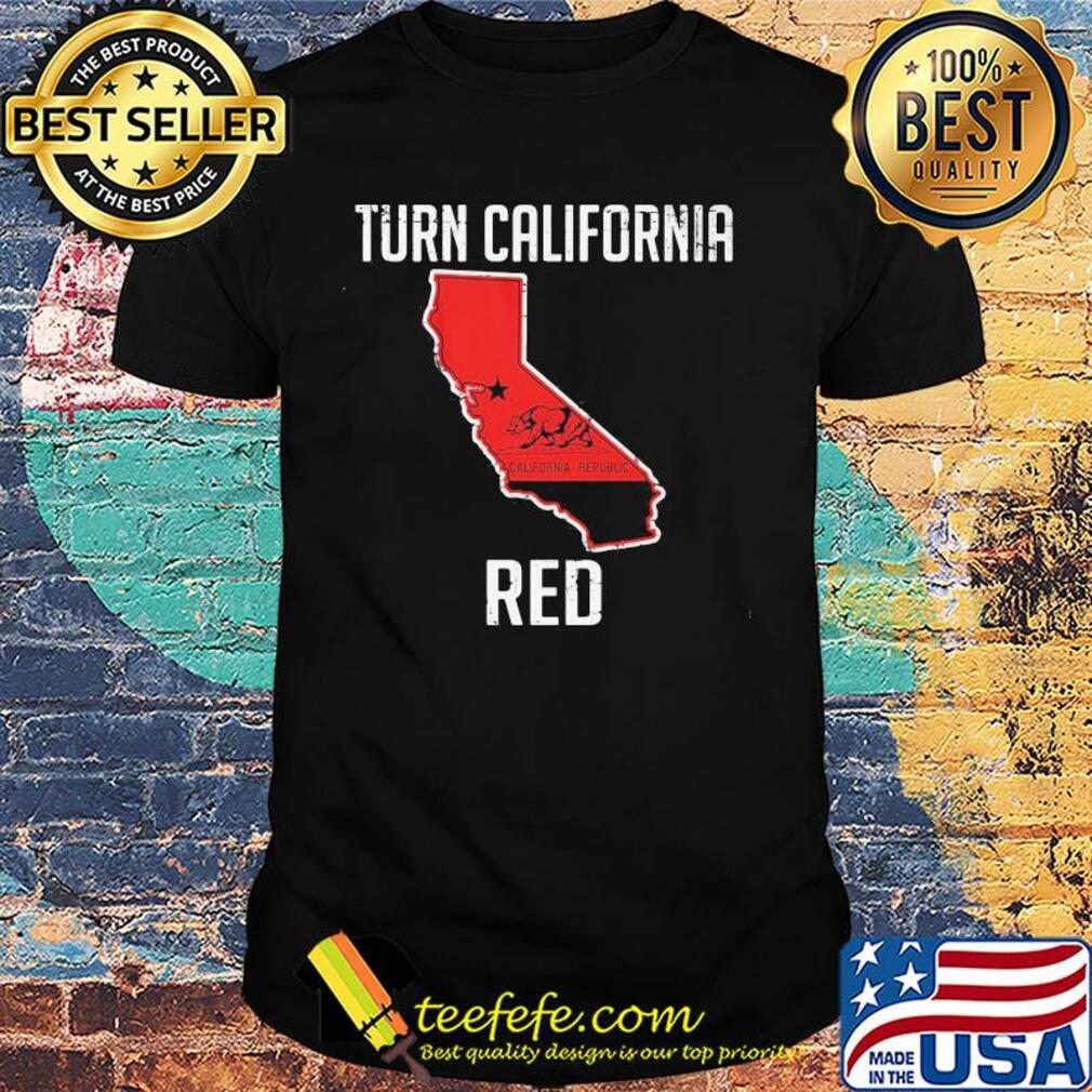 Turn california red flag shirt Turn california red flag shirt