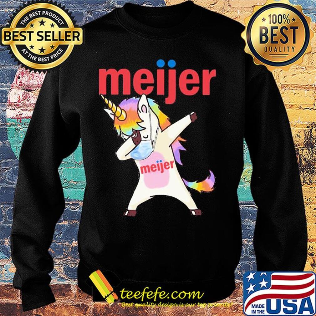 Unicorn mask dabbing meijer logo s Sweater Unicorn mask dabbing meijer logo s Sweater