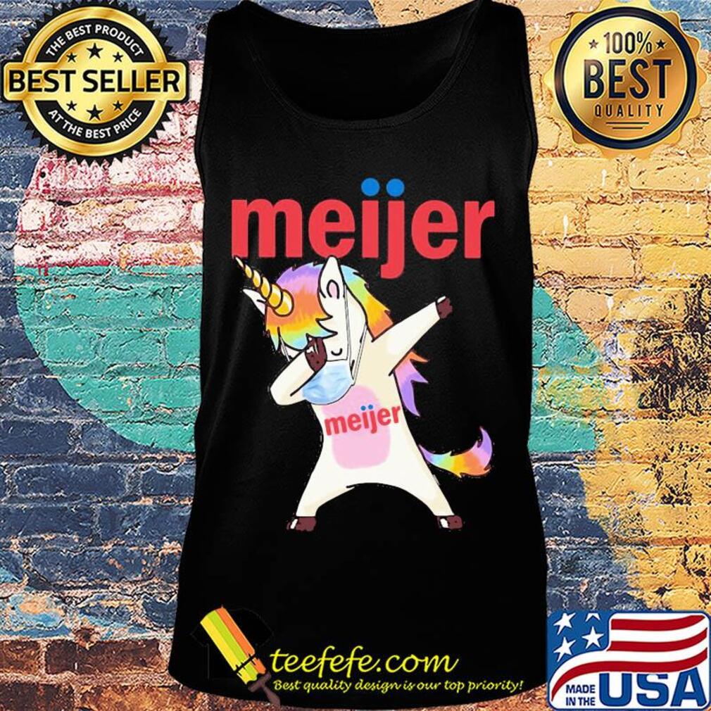 Unicorn mask dabbing meijer logo s Tank top Unicorn mask dabbing meijer logo s Tank top