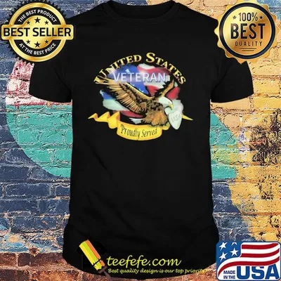 United states veteran proudly served US American flag veteran Independence Day shirt