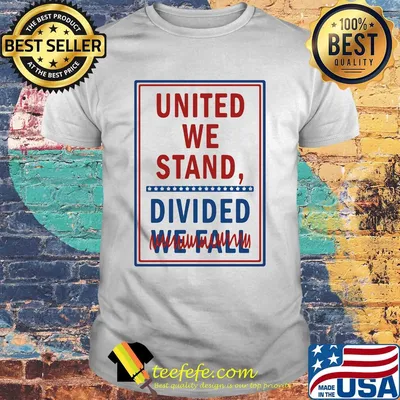 United we stand divided we fall shirt