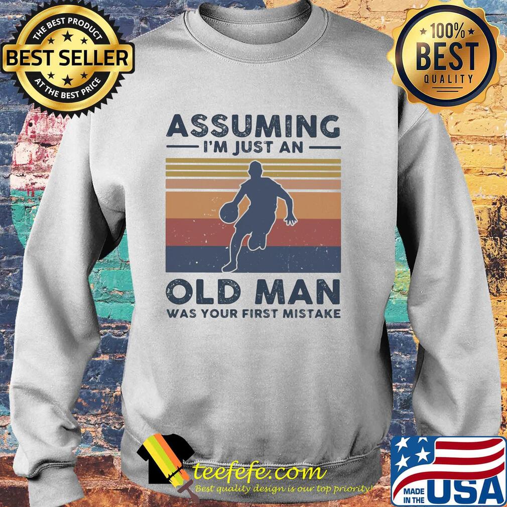 Volleyball assuming I'm just an old lady was your first mistake s Sweater Volleyball assuming I'm just an old lady was your first mistake s Sweater