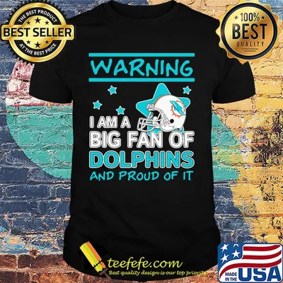 Warning I am a big fan of miami dolphins and proud of it stars shirt