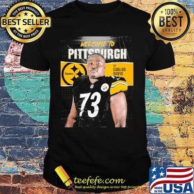 Welcome to pittsburgh steelers football team dt carlos davis shirt