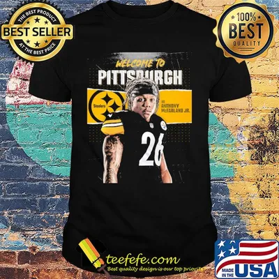 Welcome to pittsburgh steelers football team rb anthony mcfarland jr shirt
