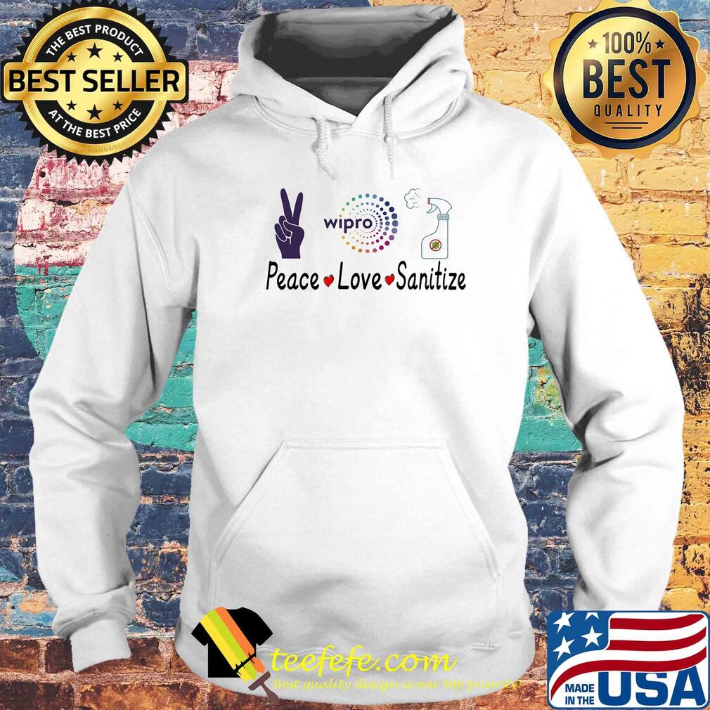 Wipro peace love sanitize covid-19 s Hoodie Wipro peace love sanitize covid-19 s Hoodie