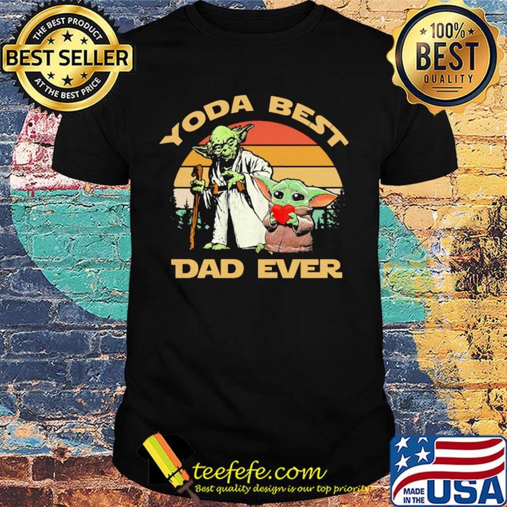 Yoda best dad ever vintage shirt Yoda best dad ever vintage shirt