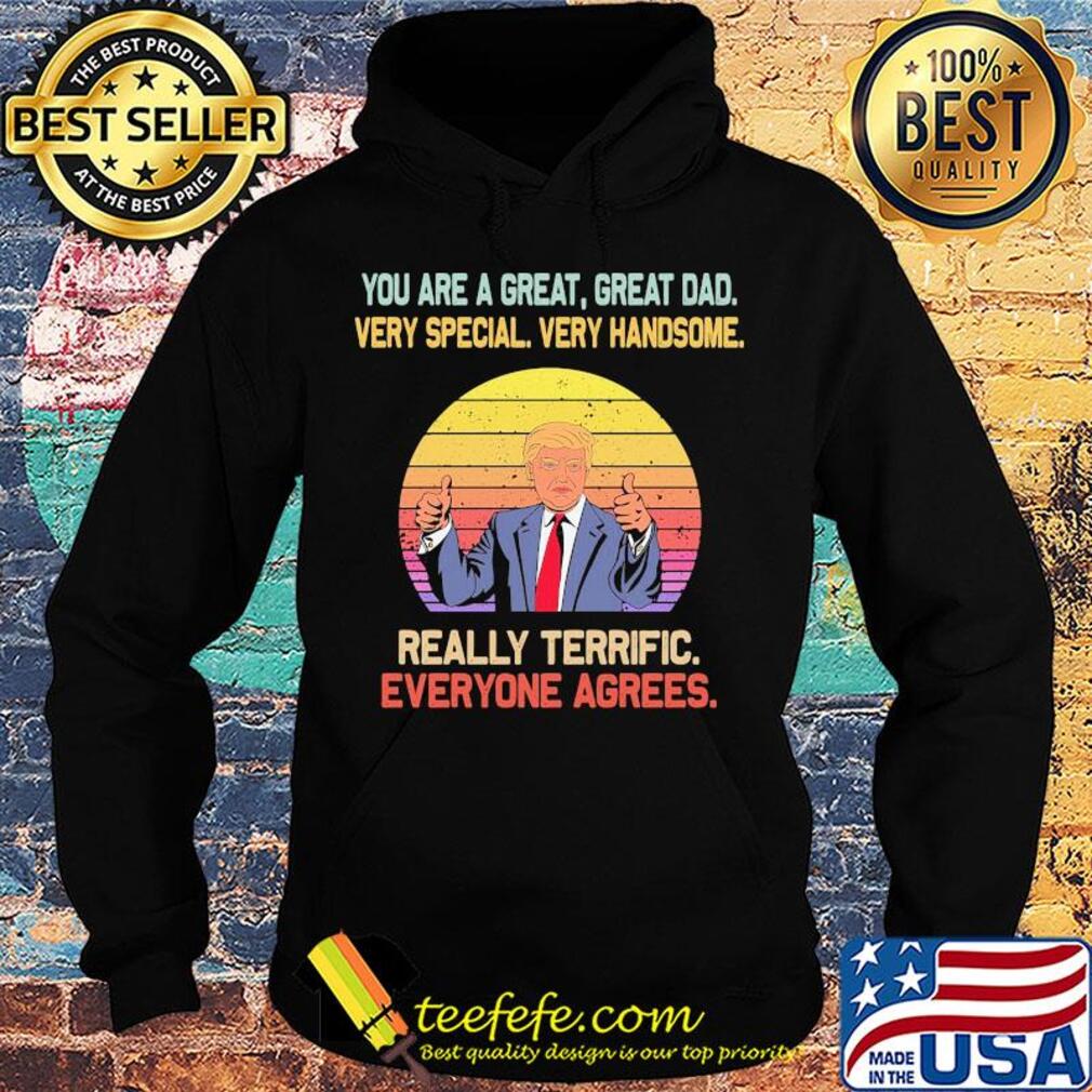 You are a great great dad very special very handsome Trump vintage s Hoodie You are a great great dad very special very handsome Trump vintage s Hoodie