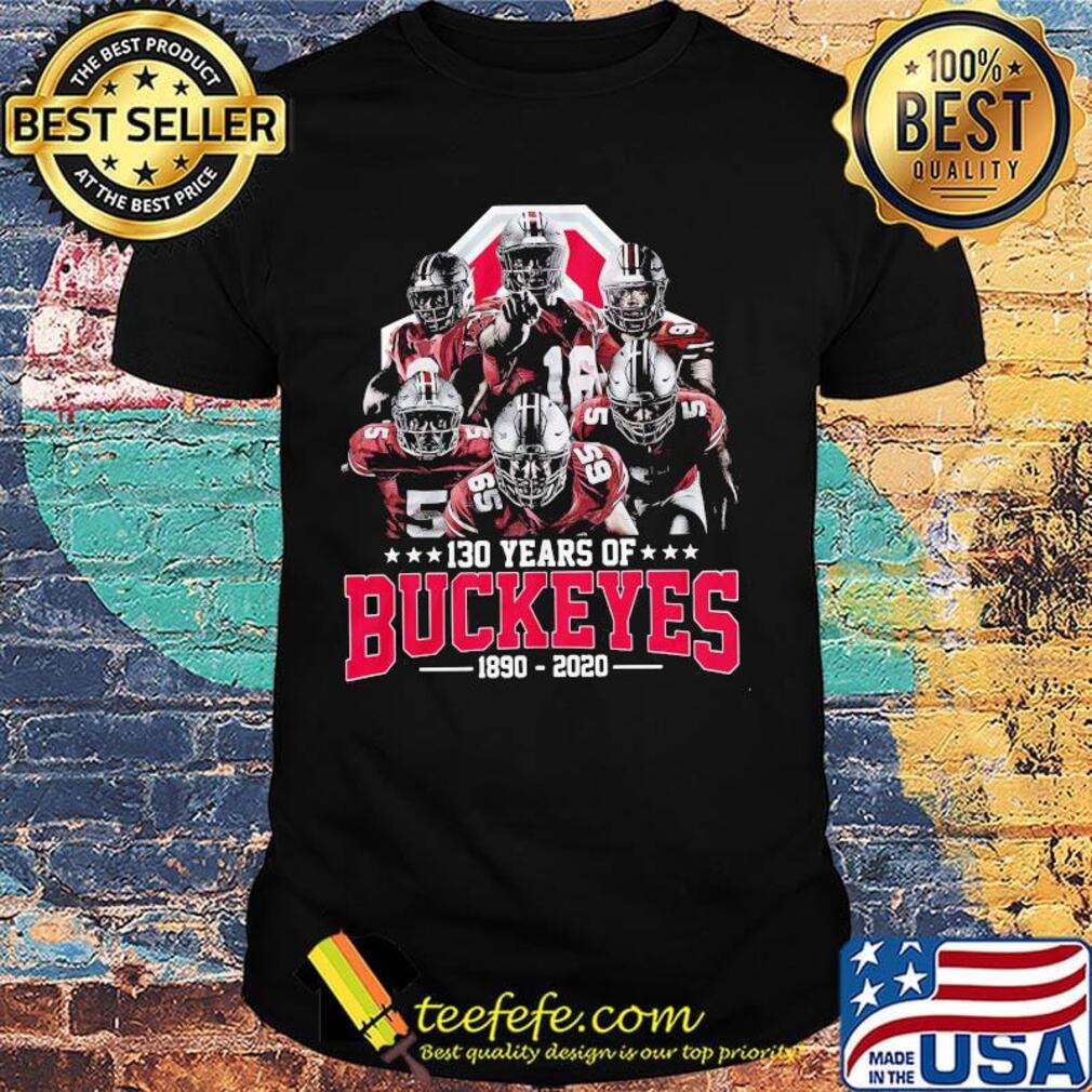 130 years of ohio state buckeyes 1890 2020 stars shirt 130 years of ohio state buckeyes 1890 2020 stars shirt
