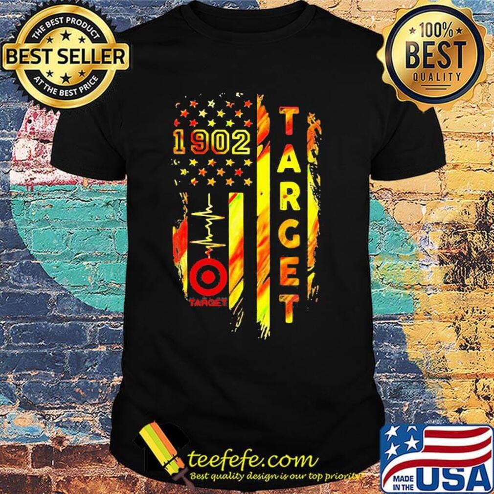 1902 target heartbeat america flag independence day shirt 1902 target heartbeat america flag independence day shirt
