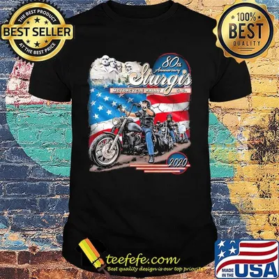 2020 sturgis motorcycle rally american bikers american flag independence day shirt
