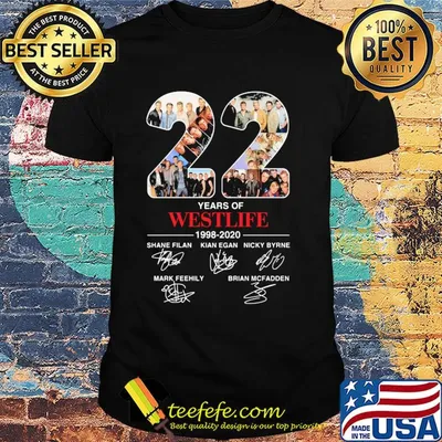 22 years of westlife 1998 2020 shane filan kian egan nicky byrne mark feehily brian mcfadden signatures shirtgiannis antetokounmpo it's buck's time shirt