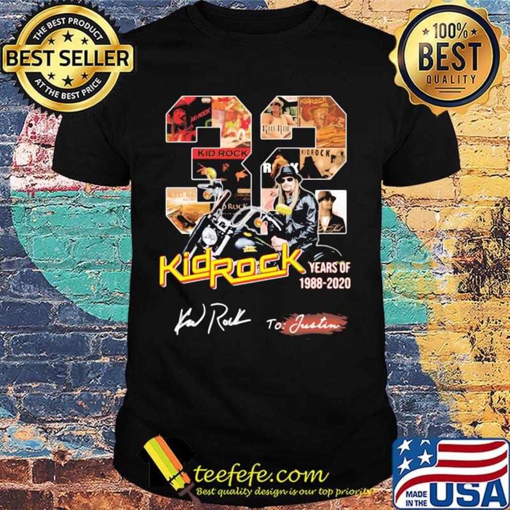 32 years of 1988 2020 kid rock signature shirt