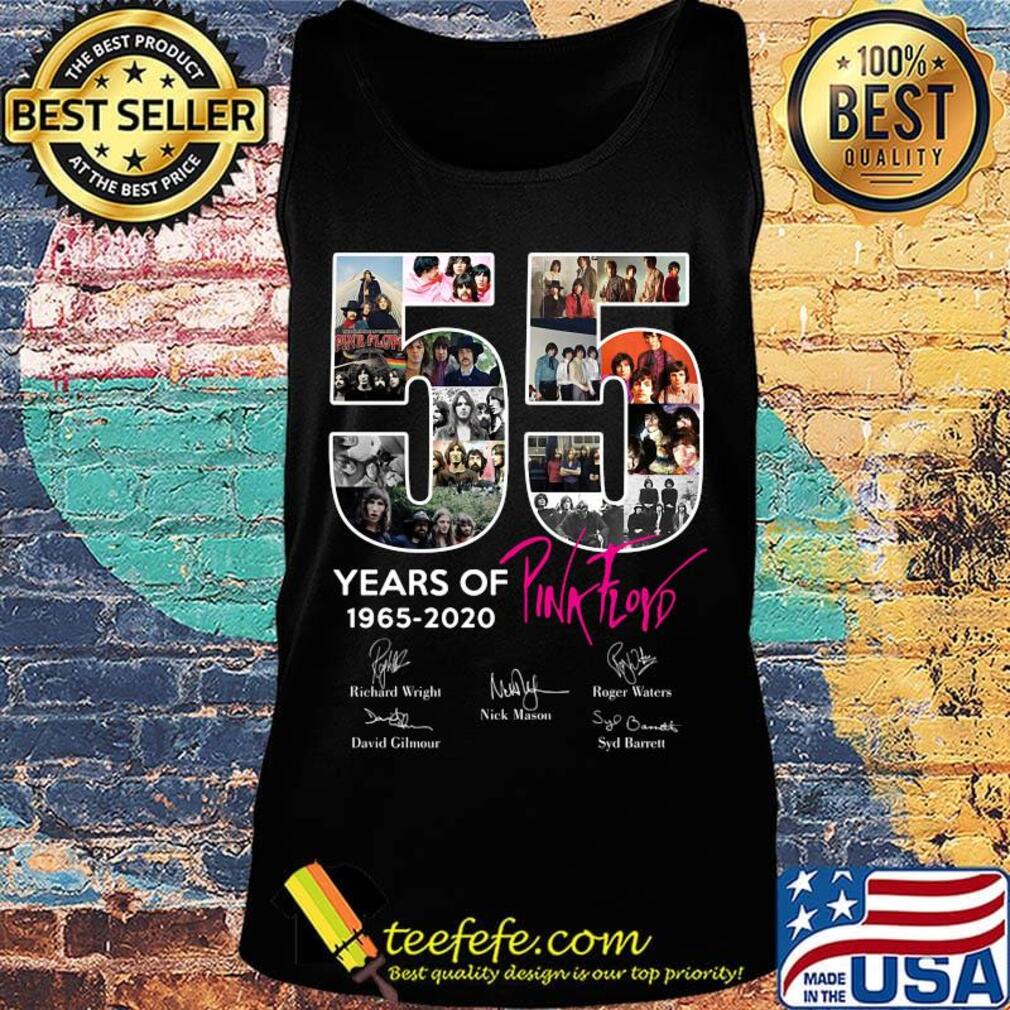 55 years of 1965 2020 pink floyd band members signatures s Tank top 55 years of 1965 2020 pink floyd band members signatures s Tank top