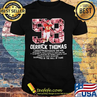 58 derrick thomas kansas city football linebacker jersey shirt