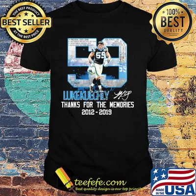 59 luke kuechly thank for the memories 2012 2019 signature shirt