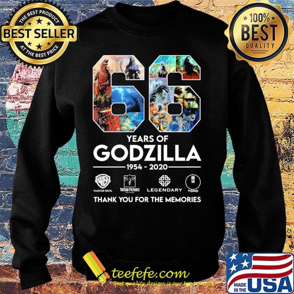 66 years of godzilla 1954 2020 thank you for the memories s Sweater 66 years of godzilla 1954 2020 thank you for the memories s Sweater