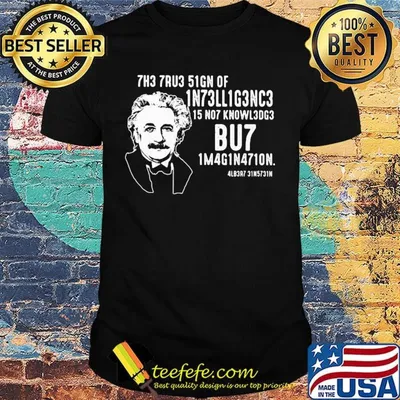 7H3 7RU3 51CN of 1N73LL1G3NC3 15 No7 shirt