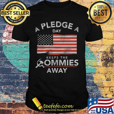 A people a day keeps the commies away American flag veteran Independence Day shirt