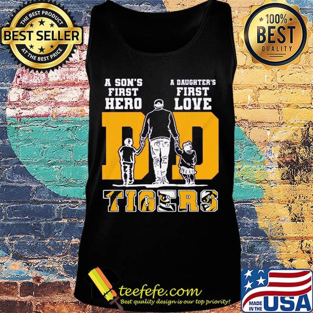 A son's first hero a daughter's first love lsu tigers football happy father's day s Tank top A son's first hero a daughter's first love lsu tigers football happy father's day s Tank top