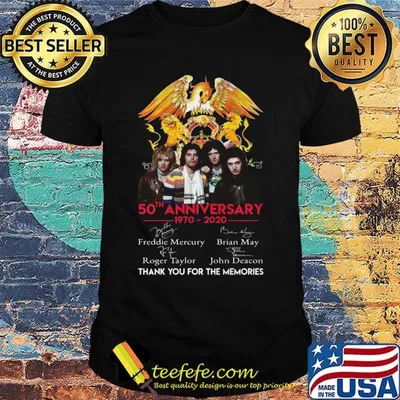 Acdc 50th anniversary thank you for the memories signatures shirt