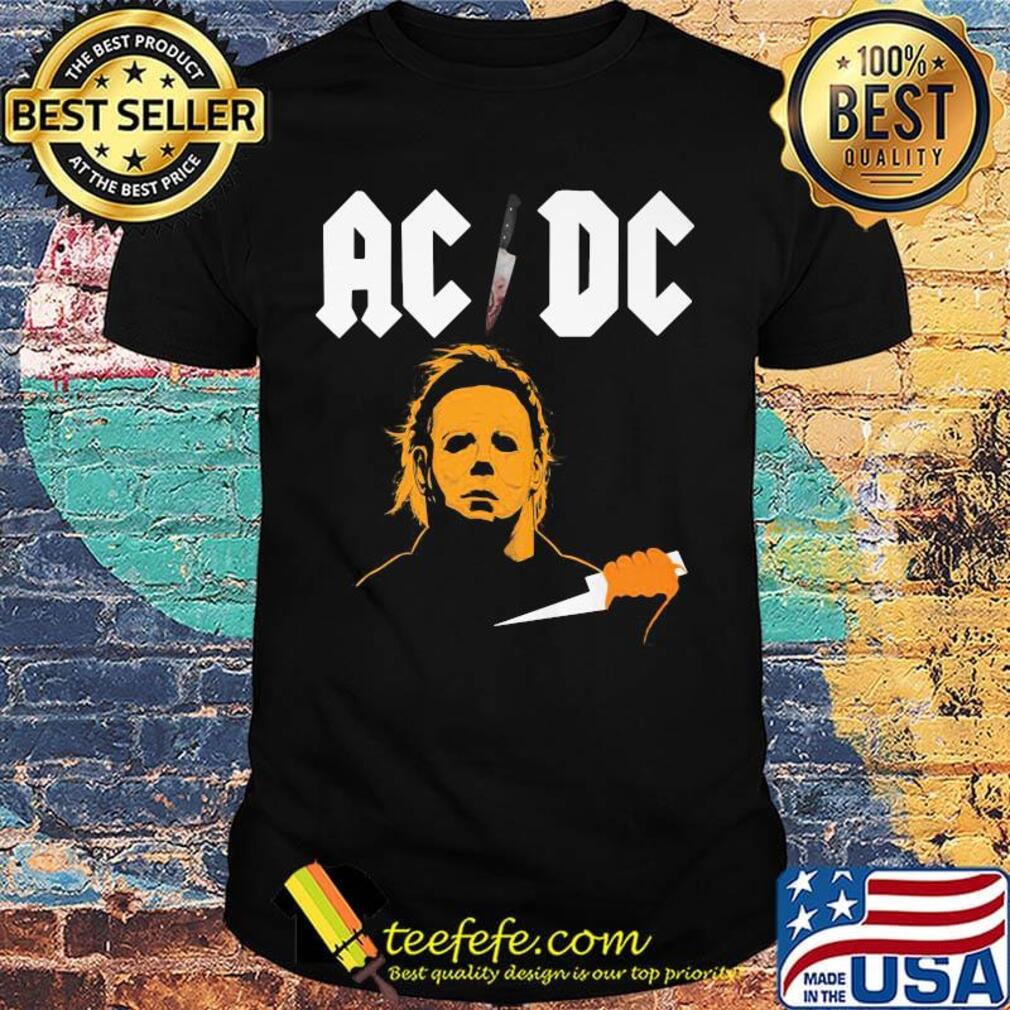 Acdc band halloween michael myers shirt