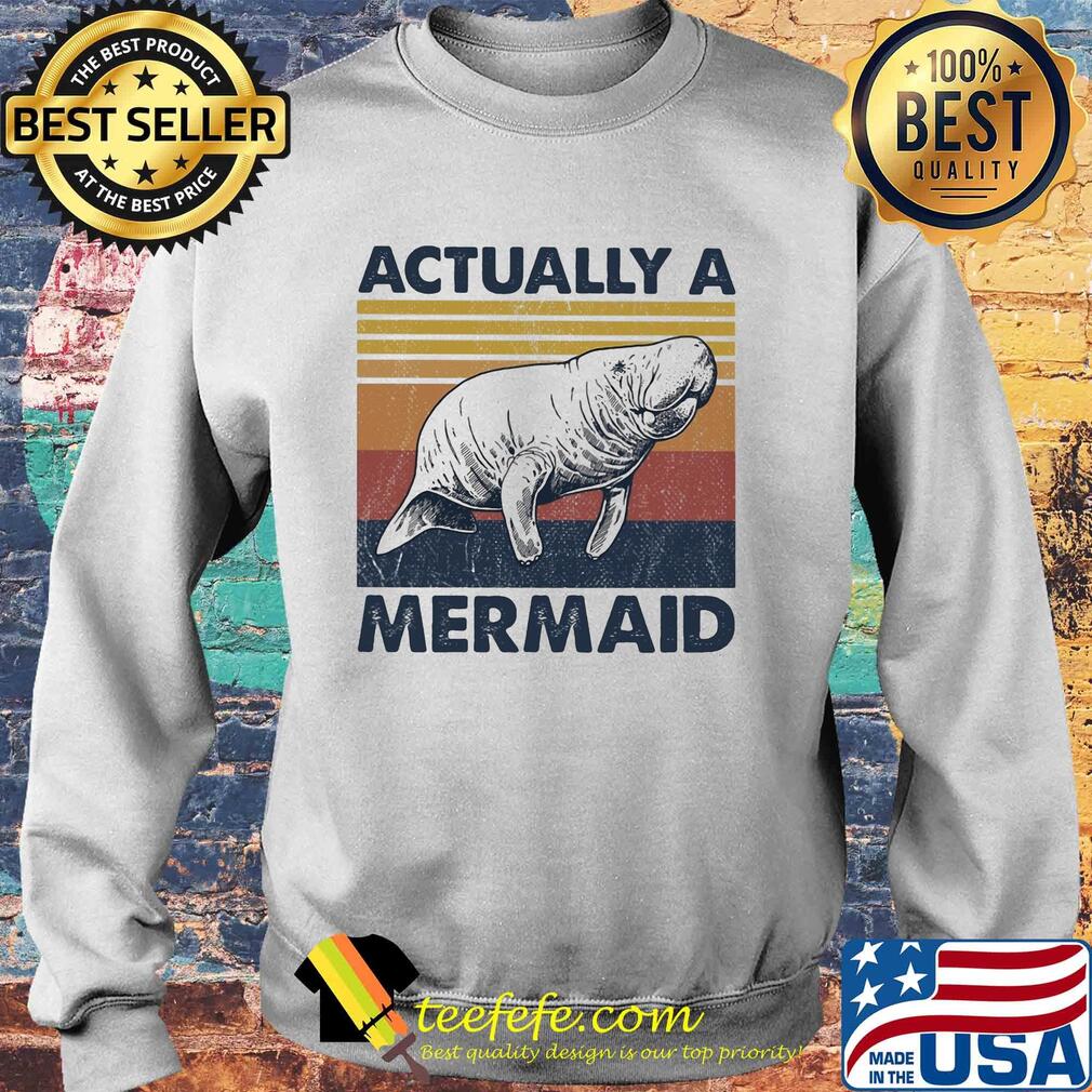 Actually a mermaid vintage s Sweater Actually a mermaid vintage s Sweater