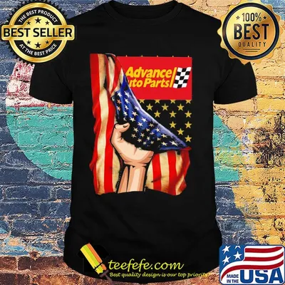 Advance auto parts american flag independence day shirt
