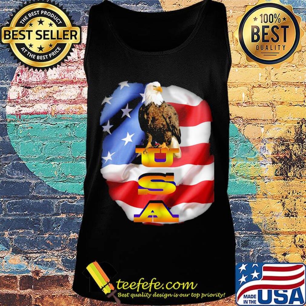 Agle USA American flag veteran Independence day s Tank top Agle USA American flag veteran Independence day s Tank top