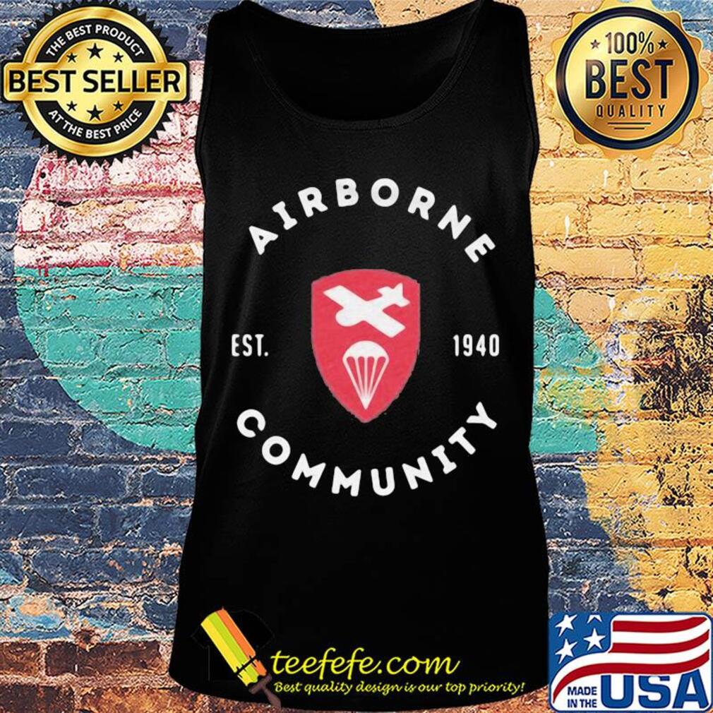 Airborne est 1940 community s Tank top Airborne est 1940 community s Tank top
