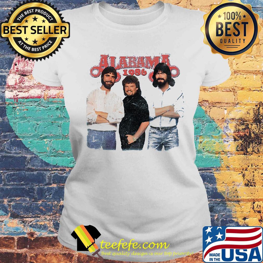 Alabama 1986 sky blue s Laides tee Alabama 1986 sky blue s Laides tee