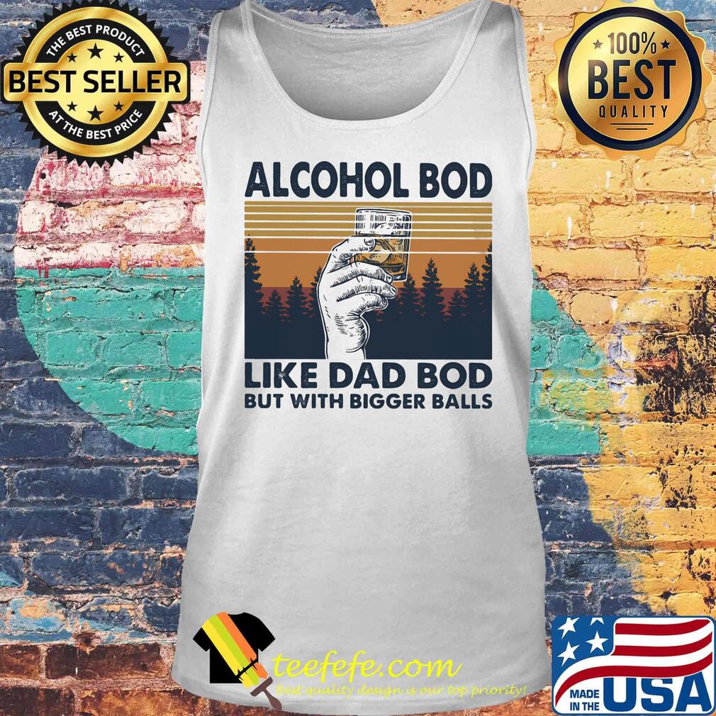 Alcohol bod like dad bod butwith bogger balls vintage retro s Tank top Alcohol bod like dad bod butwith bogger balls vintage retro s Tank top