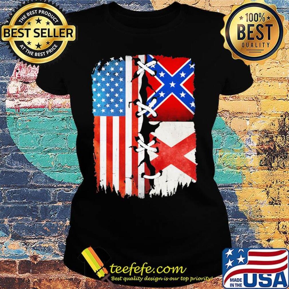 American and alabama flag america 4th of july independence day s Ladies tee American and alabama flag america 4th of july independence day s Ladies tee