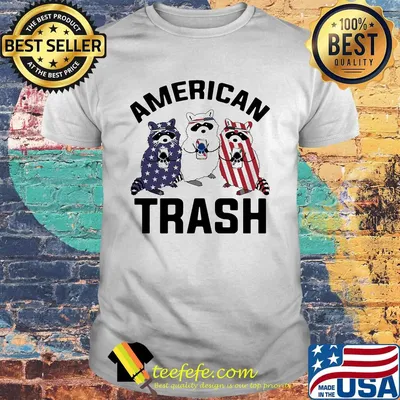 American Trash Racoon Independence Day Shirt
