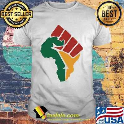 Americas map juneteeth day 1865 fist shirt