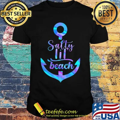 Anchor salty little beach shirt