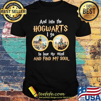 And into the hogwarts I go to lose my mind and find my soul shirt