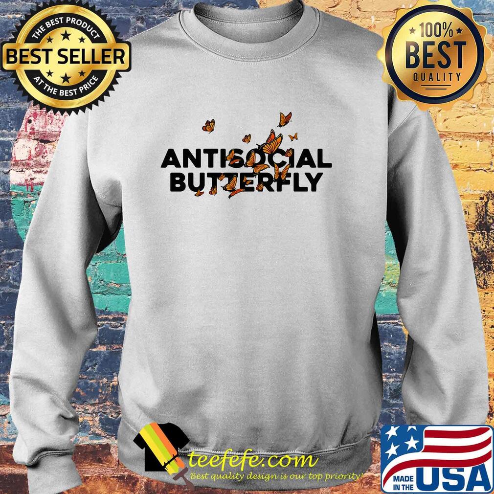 Antisocial Butterfly Yellow Black Shirt Sweater Antisocial Butterfly Yellow Black Shirt Sweater
