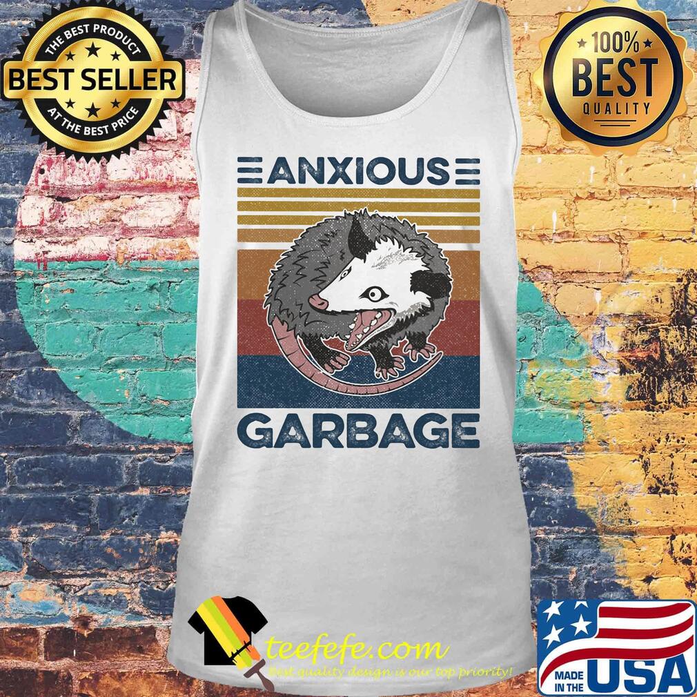 Anxious Garbage Mouse Vintage Retro Shirt Tank top Anxious Garbage Mouse Vintage Retro Shirt Tank top