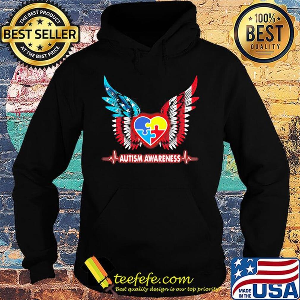 Autism Awareness Heart Wing Shirt Hoodie Autism Awareness Heart Wing Shirt Hoodie