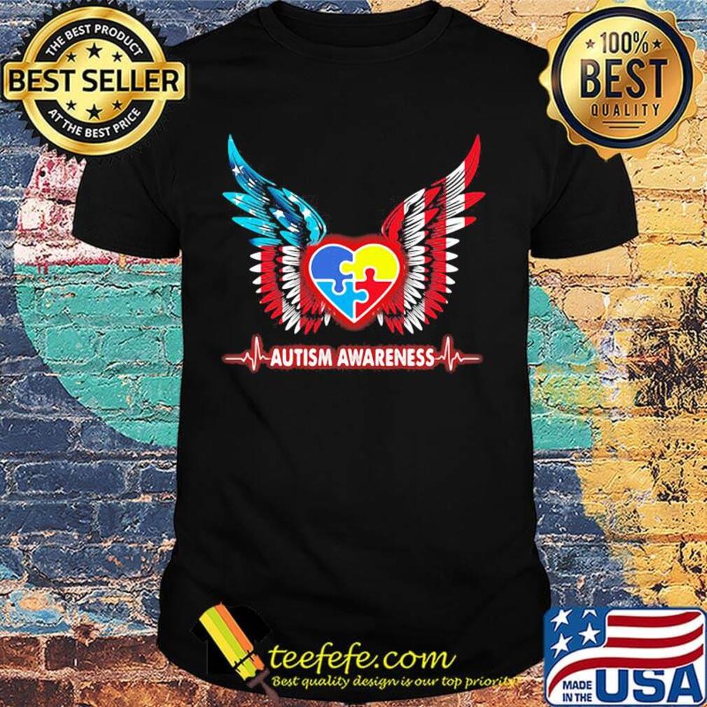 Autism Awareness Heart Wing Shirt Autism Awareness Heart Wing Shirt