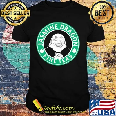 Avatar the last airbender jasmine dragon fine teas shirt